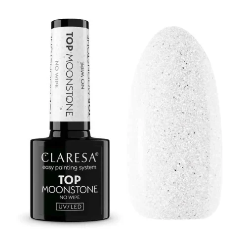 imagen top coat semipermanente moonstone no wipe claresa