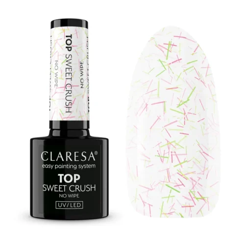 imagen top coat semipermanente sweet crush no wipe claresa